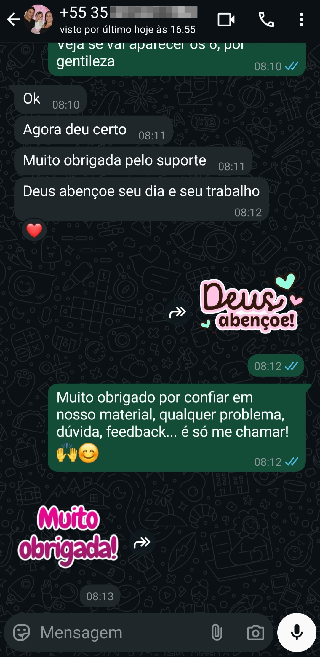 Feedback do cliente 11