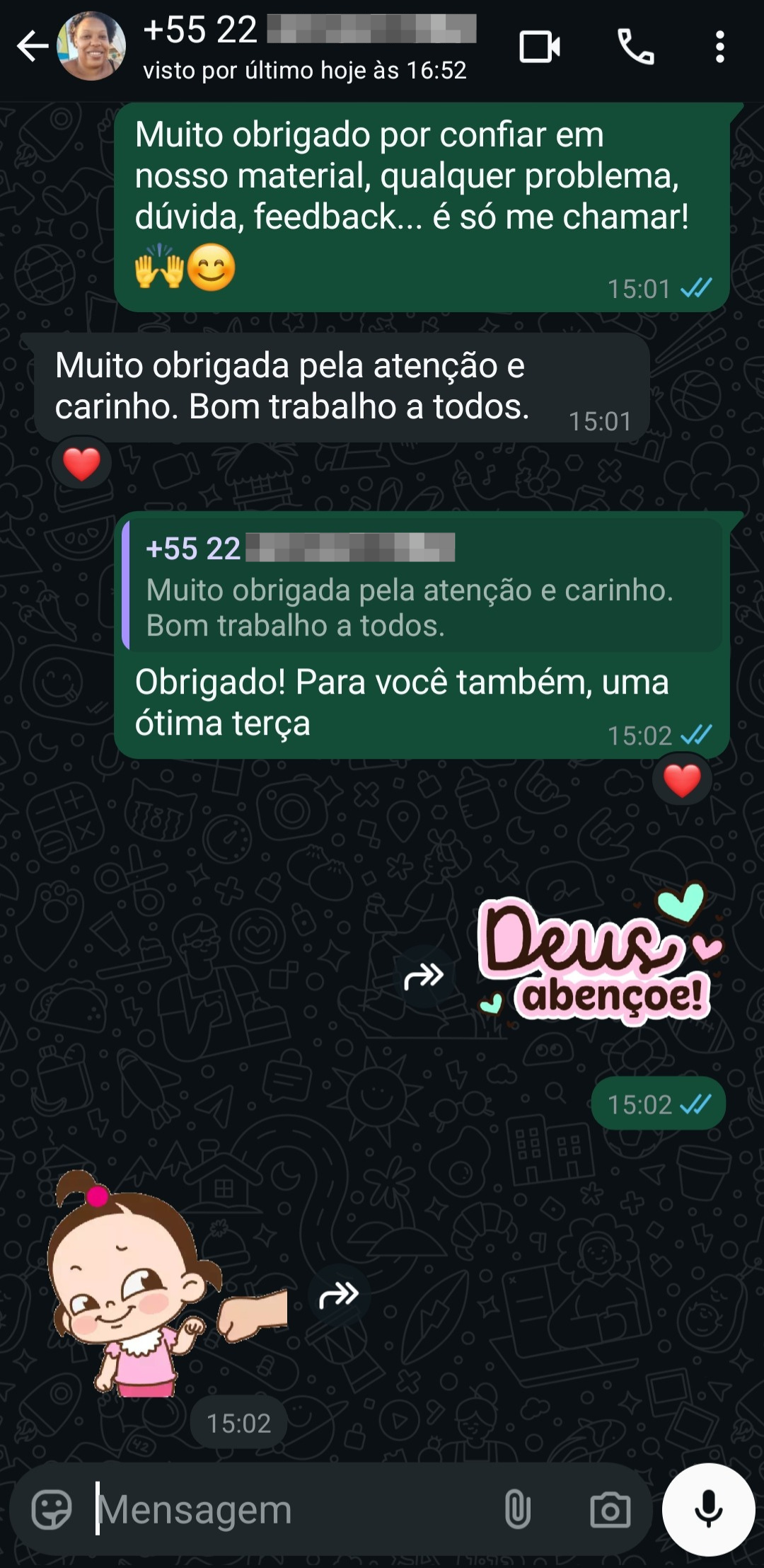 Feedback do cliente 2